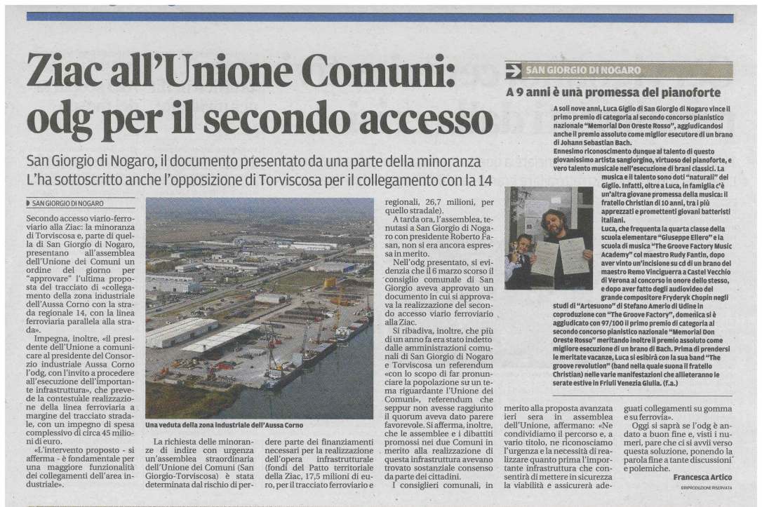 Rassegna stampa 05.06.2013 (1) Messaggero Veneto