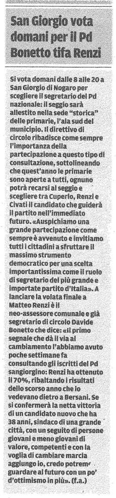 Messaggero Veneto 07.12.2013
