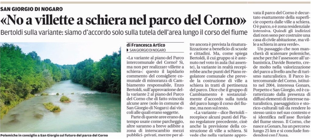 Messaggero Veneto 23.10.2015
